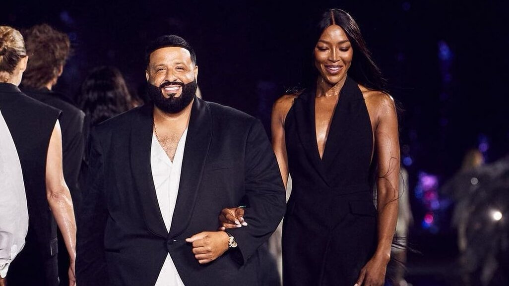 DJ Khaled Appears With Naomi Campbell in Runway Debut