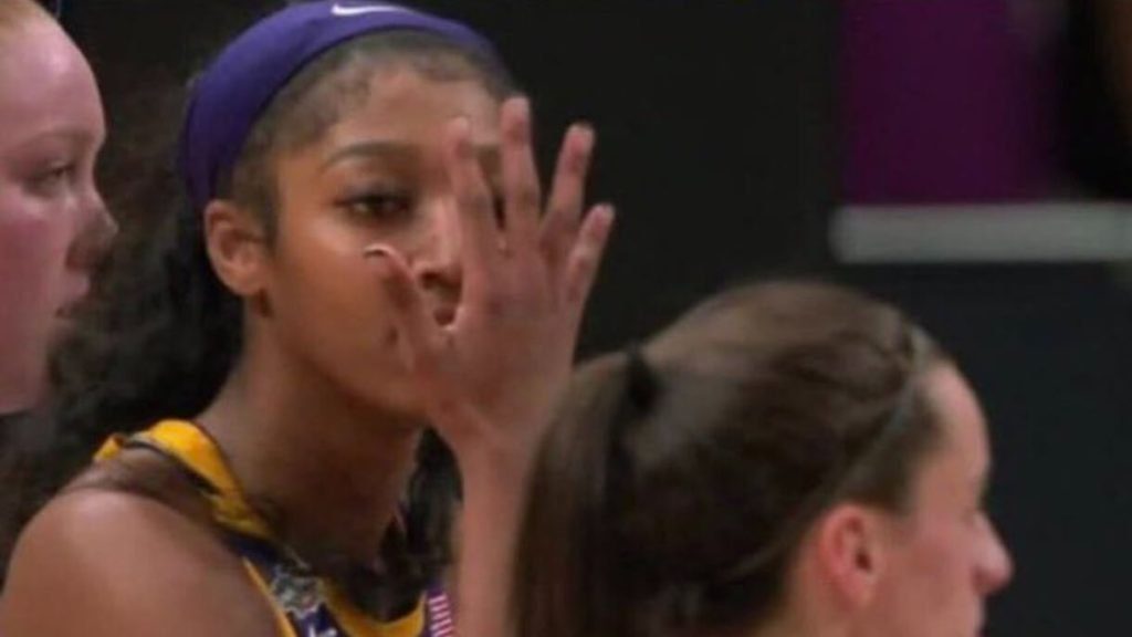LSU's Angel Reese Repeats Iowa's Caitlin Clark's Taunt and it Causes Controversy