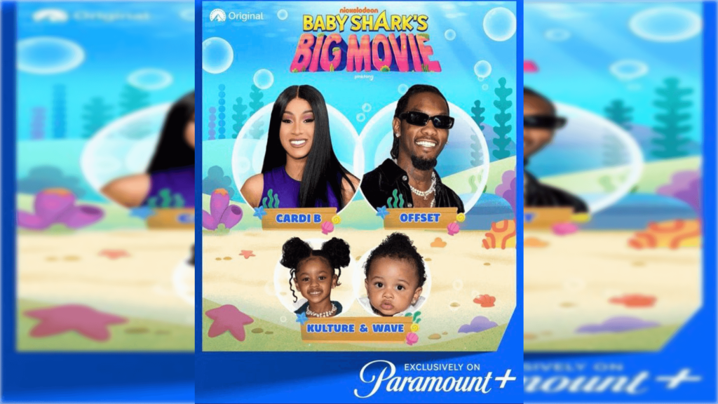 Cardi B, Offset and Children to Appear in Baby Shark’s Big Movie!