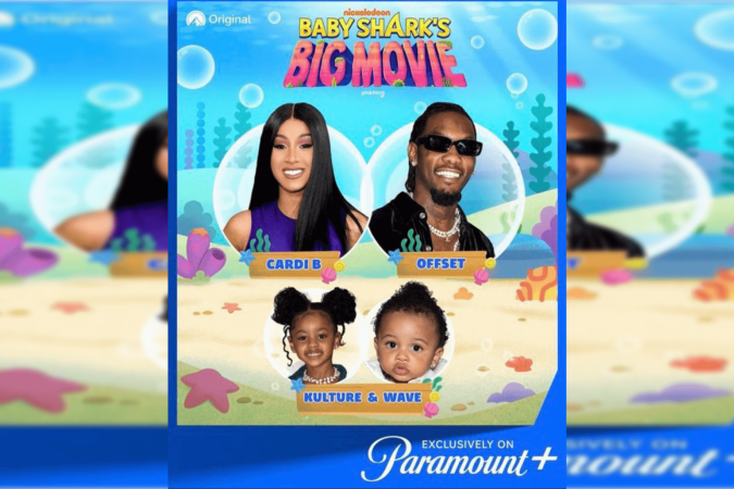 Cardi B, Offset and Children to Appear in Baby Shark’s Big Movie!