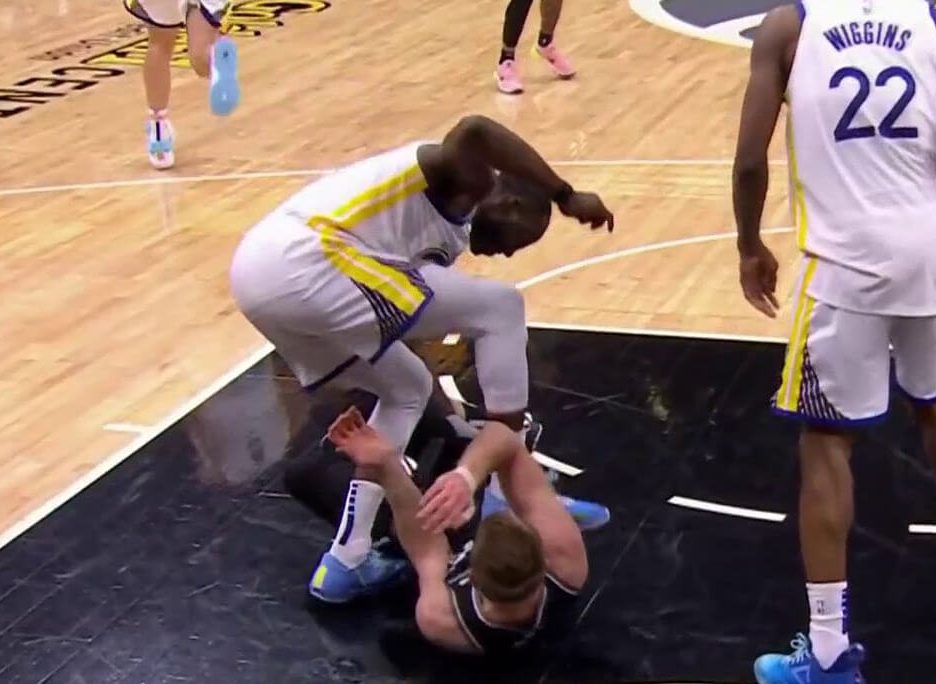 NBA Suspends Draymond Green For Stomping Opposing Player, Domantas Sabonis in Playoff Game
