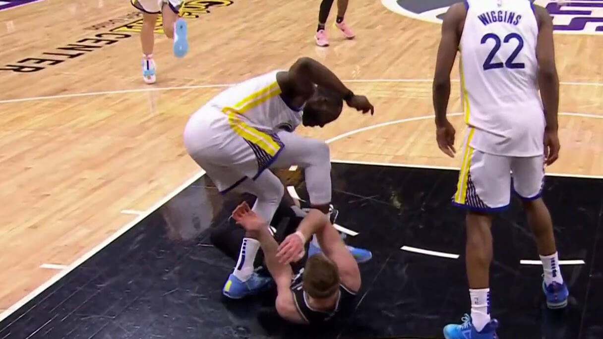 NBA Suspends Draymond Green For Stomping Opposing Player, Domantas Sabonis in Playoff Game