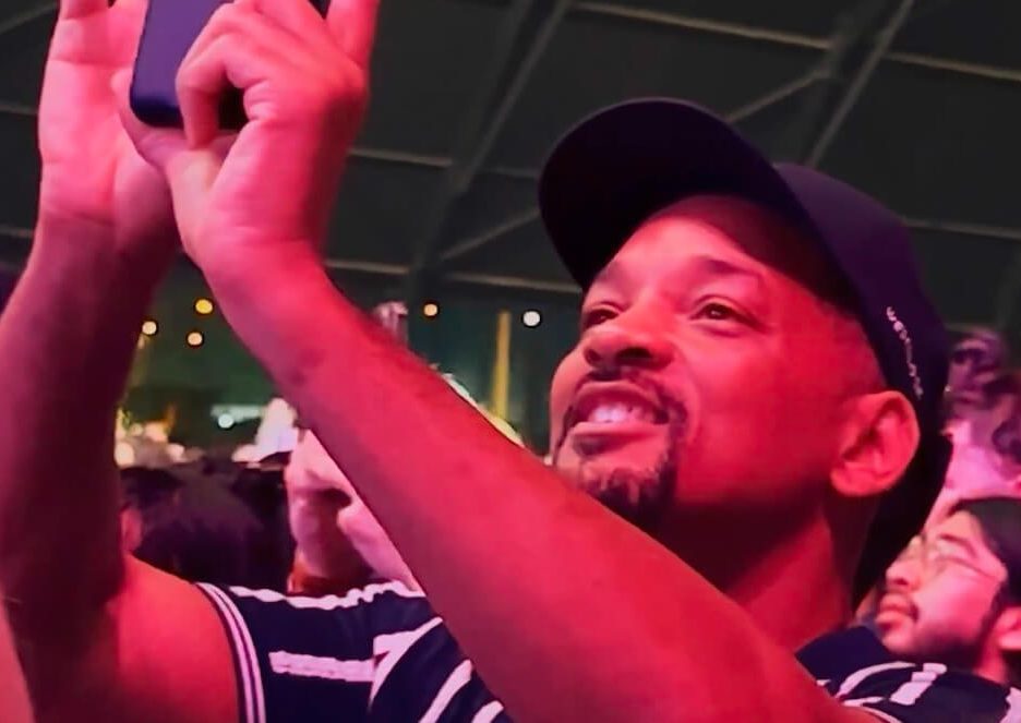 Will Smith Beams and Shows Off Expression of Pride When Daughter Willow Performs At Coachella