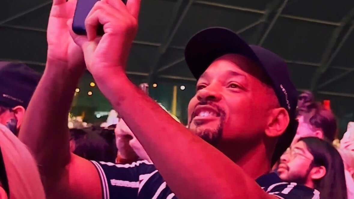 Will Smith Beams and Shows Off Expression of Pride When Daughter Willow Performs At Coachella