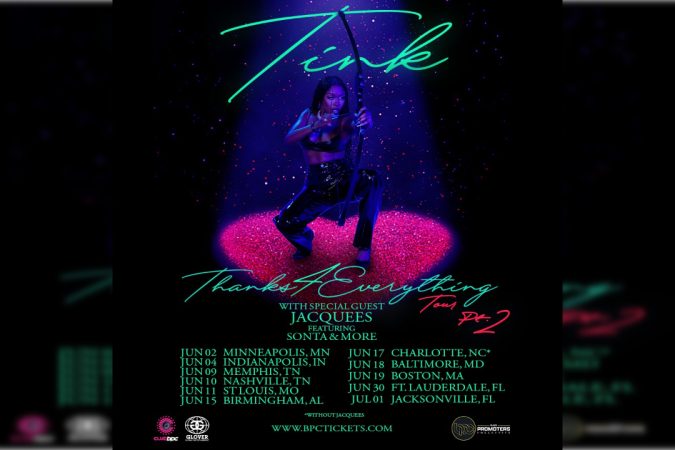 R&B Artist Tink Announces 'Thanks 4 Everything' Tour