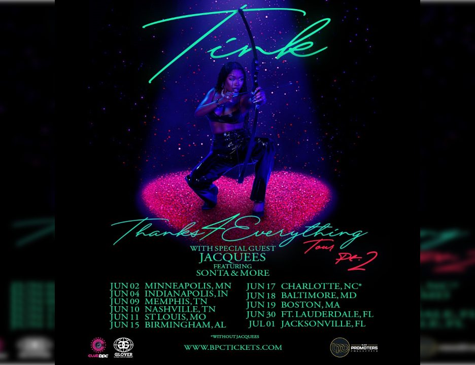 R&B Artist Tink Announces 'Thanks 4 Everything' Tour