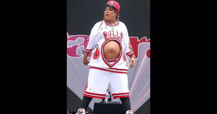 Da Brat Reveals Pregnant Belly at 'Lovers and Friends' Festival