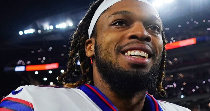 Damar Hamlin Honored as 2023 George Halas Award Winner