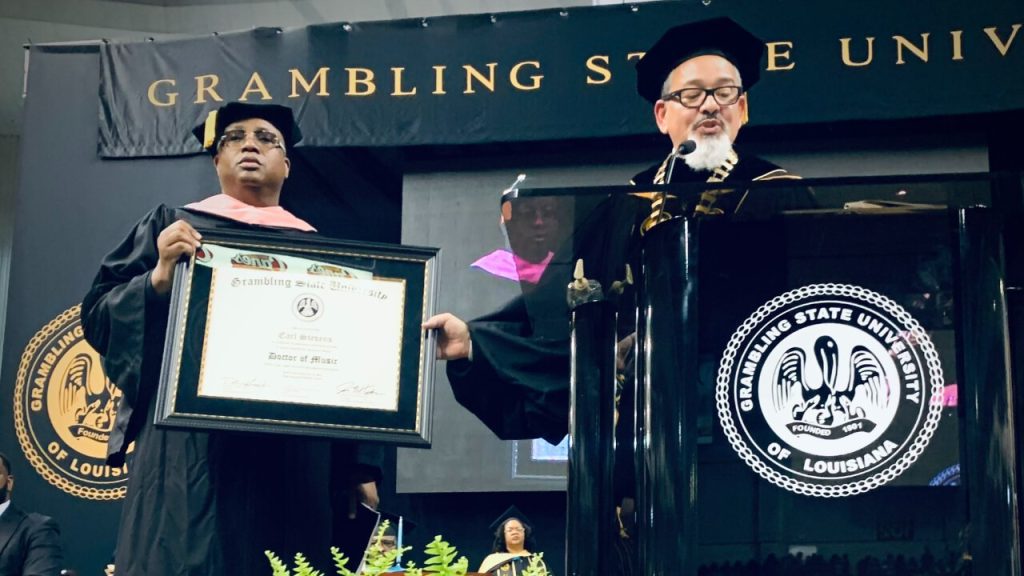 E-40 Receives Honorary Doctorate Degree From Grambling State University