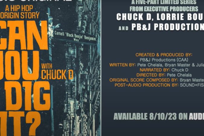 Audible Releases Trailer for Hip-Hop-Inspired Series, ‘Can You Dig It?’ Narrated by Chuck D