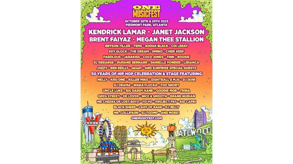 ONE Musicfest & Live Nation Urban Unveils Lineup for 2023 Music Festival