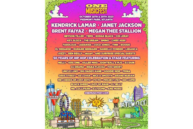 ONE Musicfest & Live Nation Urban Unveils Lineup for 2023 Music Festival