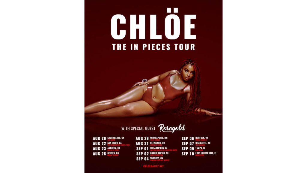 Chloe Announces Continuation of The In Pieces Tour