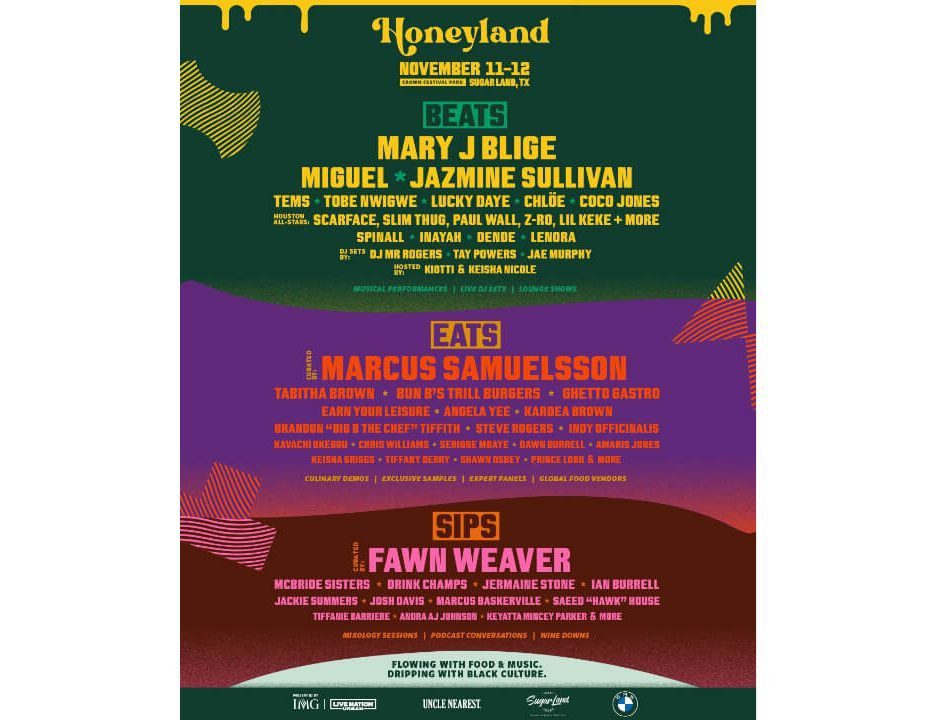 The Honeyland Festival to Debut in the Houston Area Bringing a Lineup of Artists, Culinary Talent and Tradition