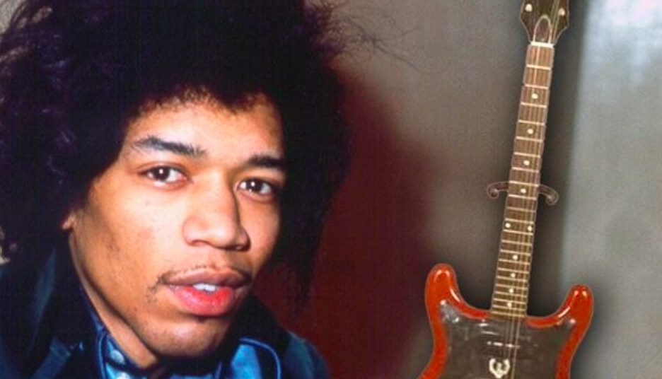 For $1.25M, You Can Own Jimi Hendrix's 1961 Epiphone Wilshire Guitar