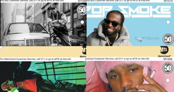 Universal Music and the MTA is distributing Metro Cards featuring Cam’Ron, LL COOL J, Rakim, and Brooklyn's Pop Smoke