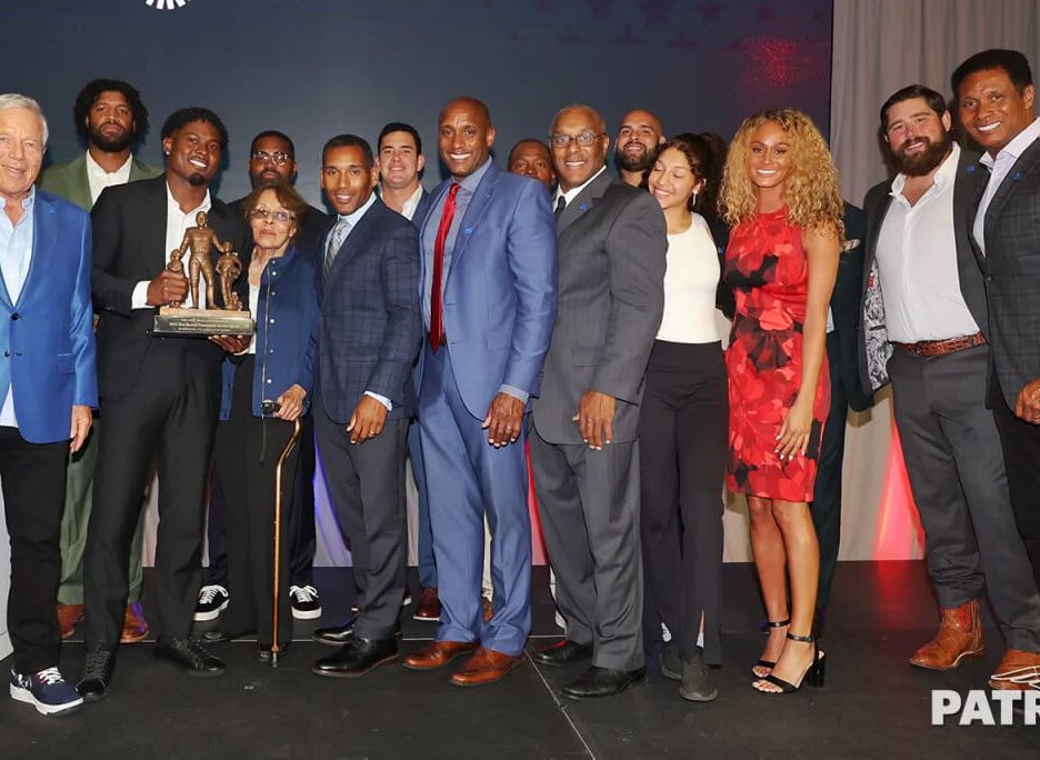 Defensive Back Jonathan Jones Receives the New England Patriots 2023 Ron Burton Community Service Award