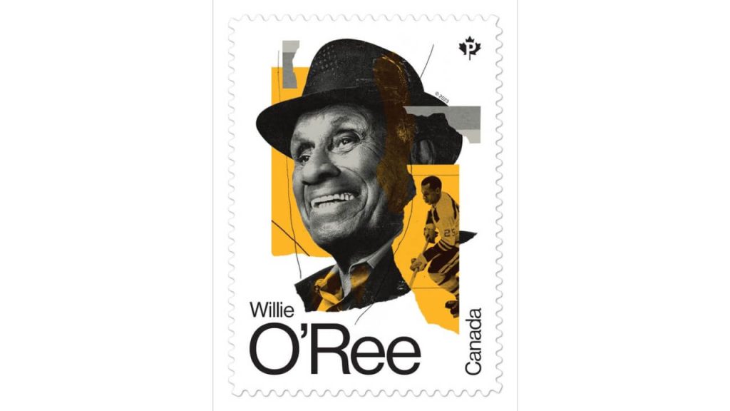 Canada Post Issues Commemorative Stamp of Willie O'Ree National Hockey League's First Black Player