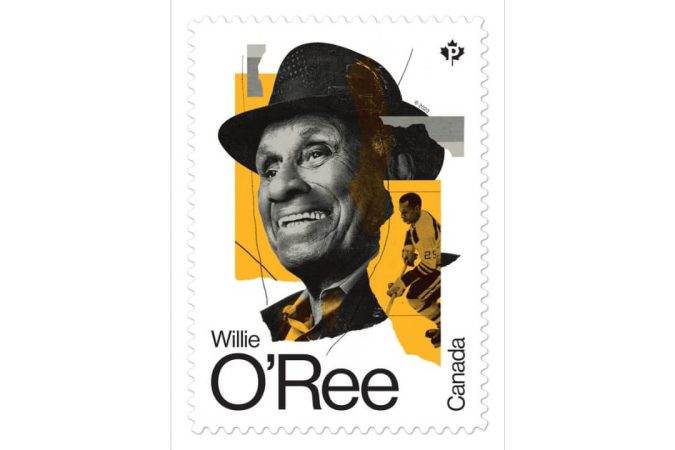 Canada Post Issues Commemorative Stamp of Willie O'Ree National Hockey League's First Black Player