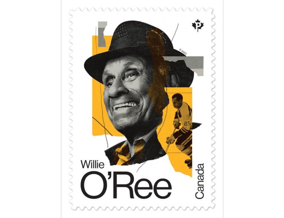 Canada Post Issues Commemorative Stamp of Willie O'Ree National Hockey League's First Black Player