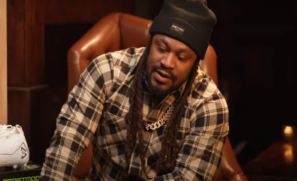 Marshawn Lynch Gives Photographic Reaction When Asked About Relationship With Russell Wilson