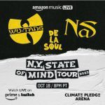 Wu-Tang Clan & Nas’ ‘N.Y. State of Mind Tour' w/ Special Guest De La Soul Coming to Amazon Music on October 18