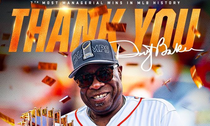 Houston Astros Dusty Baker Retires After 26 Years Of Being A Manager