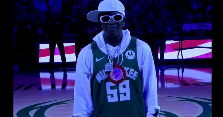 Flavor Flav Sings National Anthem At Milwaukee Bucks Home Opener