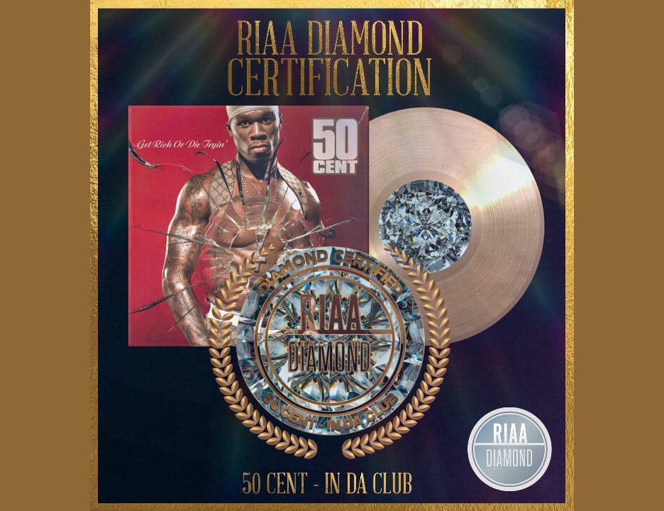 50 Cent Earns First RIAA Certified Diamond Record With 'In Da Club'