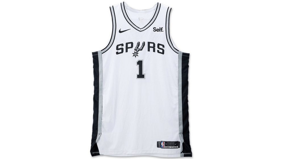 San Antonio Rookie Victor Wembanyama's NBA Debut Game-Worn Jersey Auctions For $762K