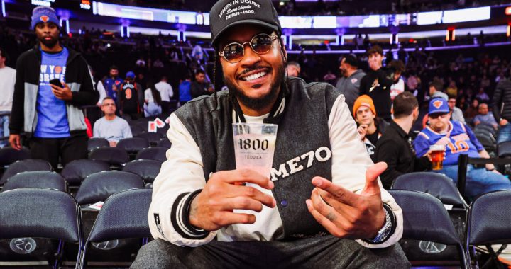 Carmelo Anthony Returns To Madison Square Garden To Celebrate Collaborative Collection With 1800 Tequilla