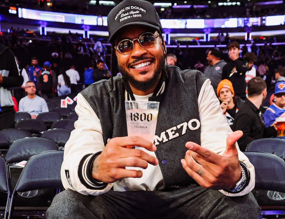 Carmelo Anthony Returns To Madison Square Garden To Celebrate Collaborative Collection With 1800 Tequilla