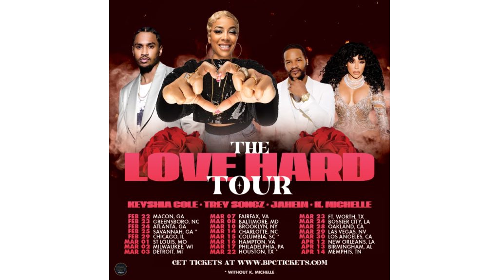 Keyshia Cole Announces 'Love Hard' Tour with Trey Songz, Jaheim, and K. Michelle