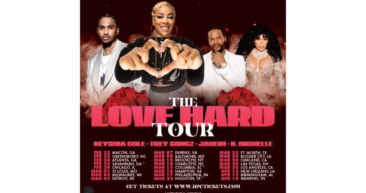 Keyshia Cole Announces 'Love Hard' Tour with Trey Songz, Jaheim, and K. Michelle