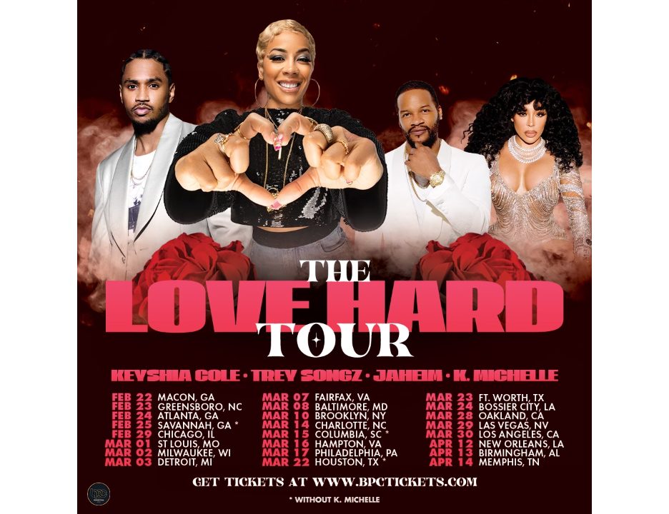 Keyshia Cole Announces 'Love Hard' Tour with Trey Songz, Jaheim, and K. Michelle