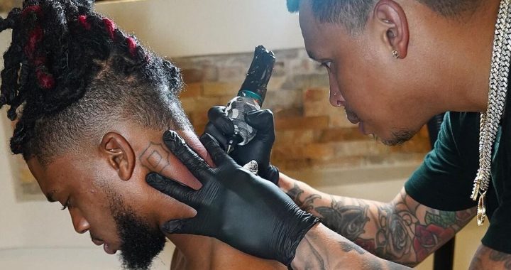 Damar Hamlin Gets Tattoo On His Neck To Commemorate Surviving Cardiac Arrest On Football Field Last Year