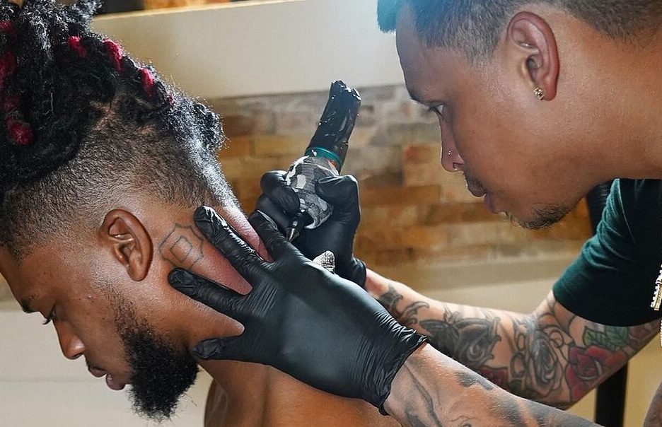 Damar Hamlin Gets Tattoo On His Neck To Commemorate Surviving Cardiac Arrest On Football Field Last Year