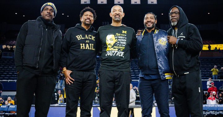 University of Michigan's 'Fab Five' Reunite at Crisler Center