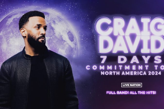 Craig David Announces 7 Days Commitment Tour