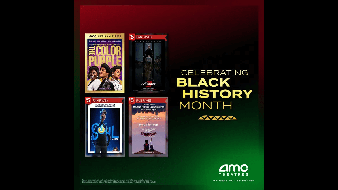 $5 Movies Available At AMC Theatres For Black History Month