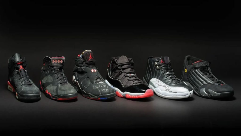 Collection Of Nikes Worn By Michael Jordan Sold For $8M At Auction