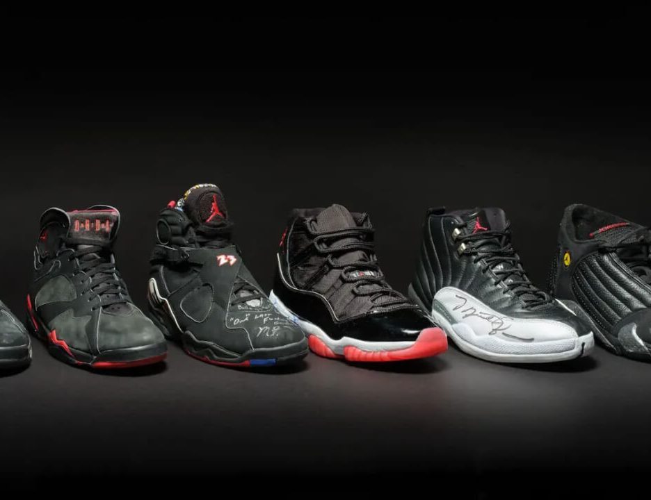 Collection Of Nikes Worn By Michael Jordan Sold For $8M At Auction