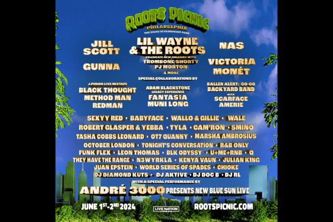 Roots Picnic To Take Place At Mann in Fairmount Park in Philadelphia, PA, June 1-2, 2024