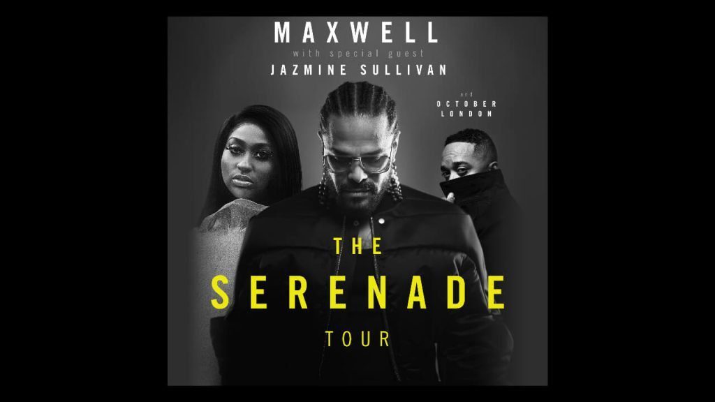 Maxwell Announces The Serenade 2024 North American Tour With Jazmine Sullivan and October London