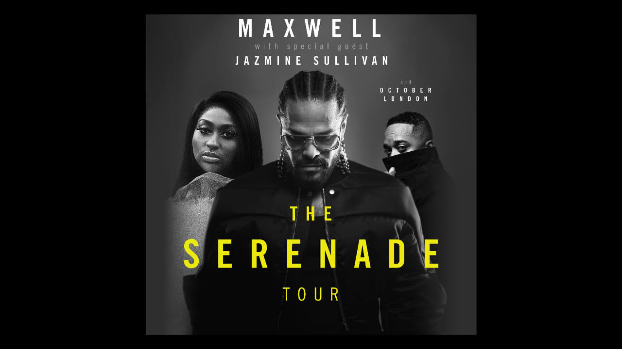 Maxwell Announces The Serenade 2024 North American Tour With Jazmine Sullivan and October London
