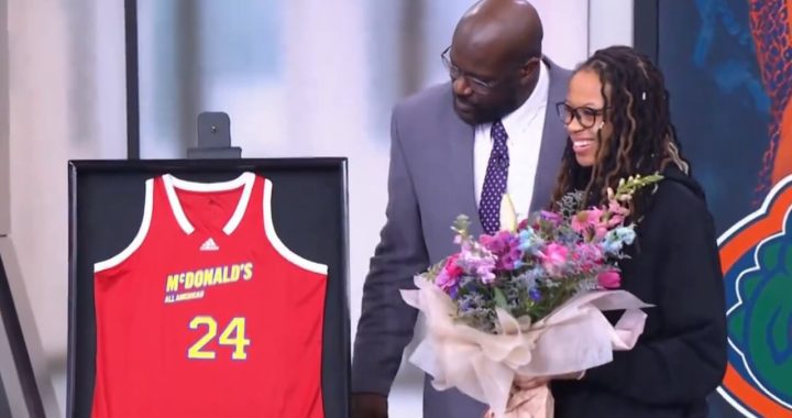 Shaq Presents Daughter Me’Arah With 2024 McDonald’s All-American Jersey