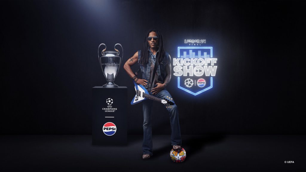 Pepsi® and UEFA Announce Lenny Kravitz Will Headline the UEFA Champions League Final Kick Off Show