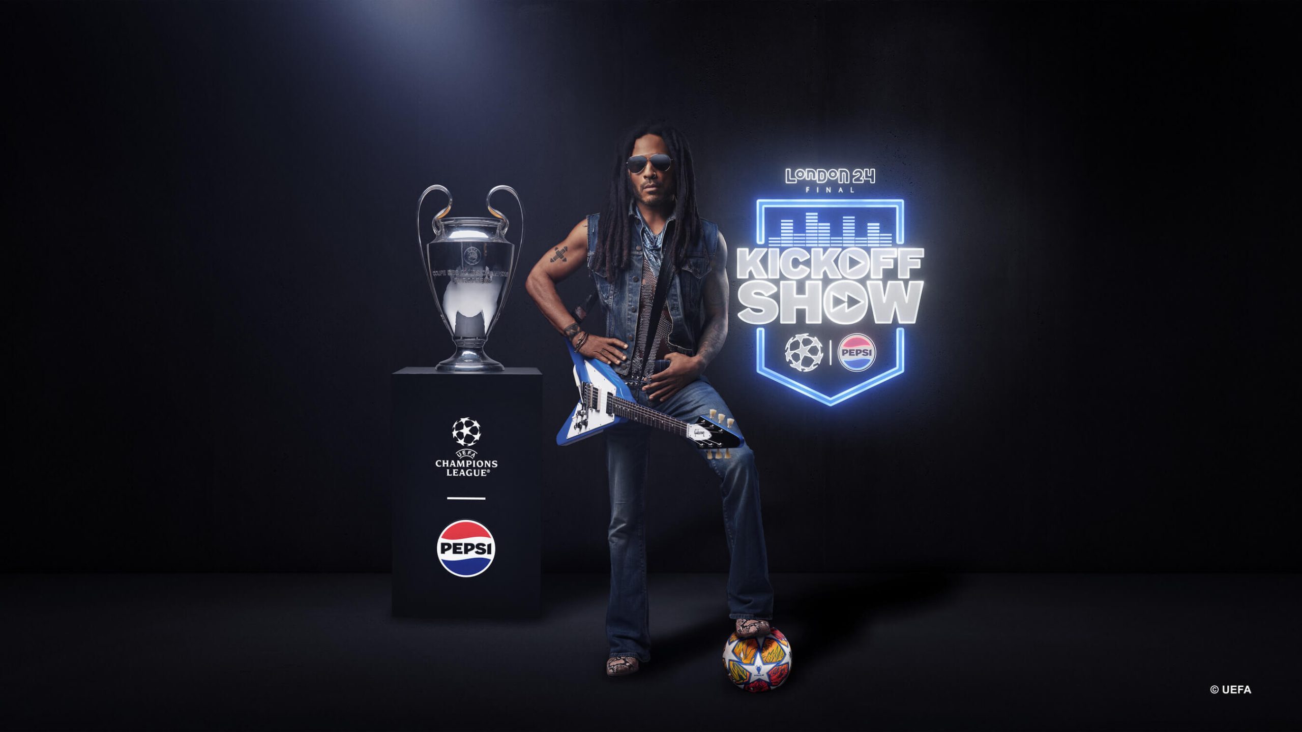 Pepsi® and UEFA Announce Lenny Kravitz Will Headline the UEFA Champions League Final Kick Off Show