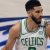 Boston Celtics’ Jayson Tatum Seen Playing In Howard University Jordan Brand Sneakers During NBA Finals