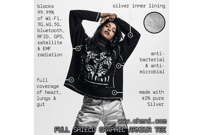 M.I.A. Launches Radiation, WiFi And 5G Blocking Clothing Line